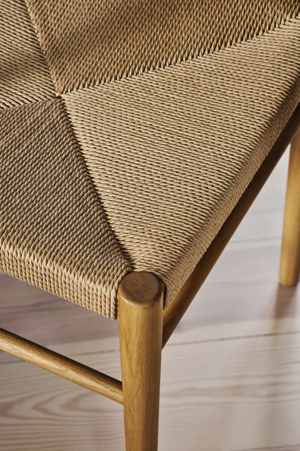 Clearance 1898 Fridhem dining chair, Papercord-laquered oak Beige
