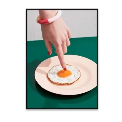 Posters^Paper Collective Fried Egg poster, 30x40 cm Multi