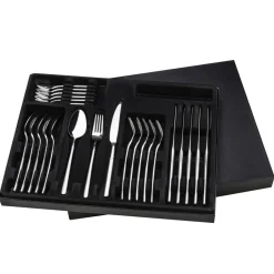 Online Scandi Living Frost cutlery 24 pieces, Stainless steel Silver-coloured