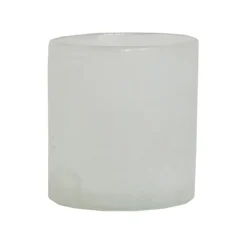 Tea Light Holders, Lanterns & Candle Dishes^Tell Me More Frost lantern M, White