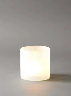 Tea Light Holders, Lanterns & Candle Dishes^Tell Me More Frost lantern M, White