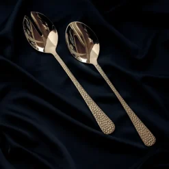 Vargen & Thor Frost salad cutlery, Cava Gold-coloured