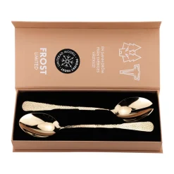 Vargen & Thor Frost salad cutlery, Cava Gold-coloured