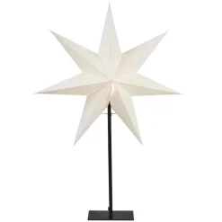 Outlet Star Trading Frozen star on stand, White