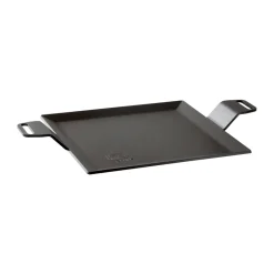 Grill & Griddle Pans^Kockums Jernverk Frying table. 4 mm carbon steel, Frying surface 22x22 cm Black