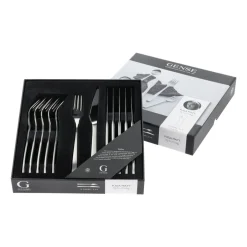Steak Knives^Gense Fuga grill cutlery 12 pieces, Stainless steel Silver-coloured