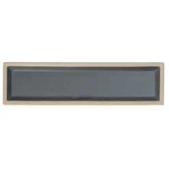 Serving Platters & Dishes^Byon Fumiko plate 11.5x43 cm, Beige- Black
