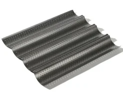 New Funktion Function baguette pan nonstick 4 baguettes 32.5x38 cm, Black