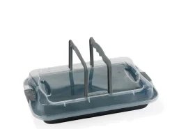 Cookie/Biscuit Cutters & Cake Tins^Funktion Function baking tray low, Gray Grey