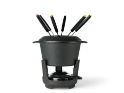 Clearance Funktion Function Fondue set 10 pieces, Cast iron Black