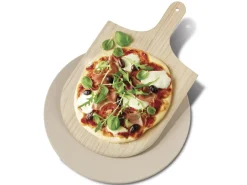 Baking & Pizza Stones|Pizza Cutters^Funktion Function pizza baking stone & shovel Ø37.5 cm, Spade White