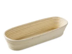 Best Funktion Function proofing basket oval 17x35 cm, Rattan Beige
