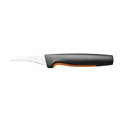 Fiskars Functional Form curved paring knife, 7 cm Black