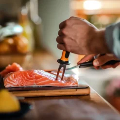Sale Fiskars Functional Form fish fork, stainless steel Black