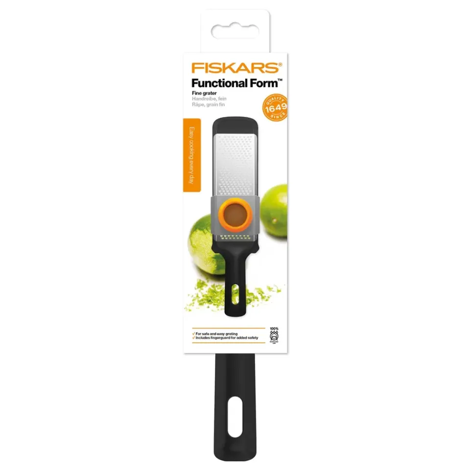 Online Fiskars Functional Form grater, fine OrangeBlack