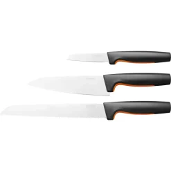 Discount Fiskars Functional Form knife set, 3 pieces Black