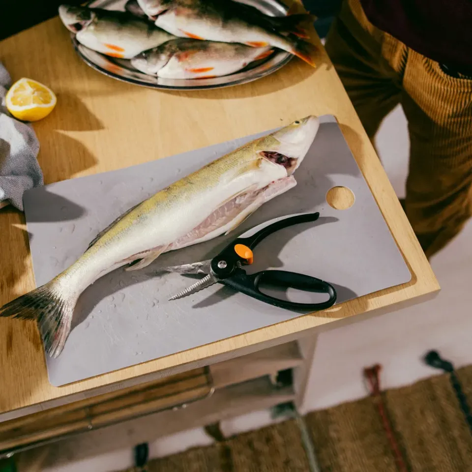 Scissors^Fiskars Functional Form renew fish scissors, 22 cm BlackGrey