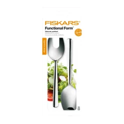 Fiskars Functional Form salad servers 2 pieces, Blank Silver-coloured