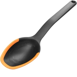 Clearance Fiskars Functional Form silicone spoon 29 cm, black OrangeBlack