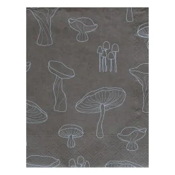 Outlet Cooee Design Fungi napkin 33x33 cm 20-pack, Hazelnut-white Brown