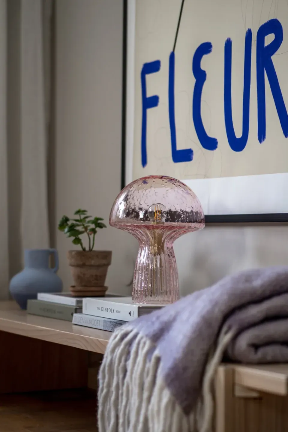 New Globen Lighting Fungo table lamp Special Edition , 30 cm Pink