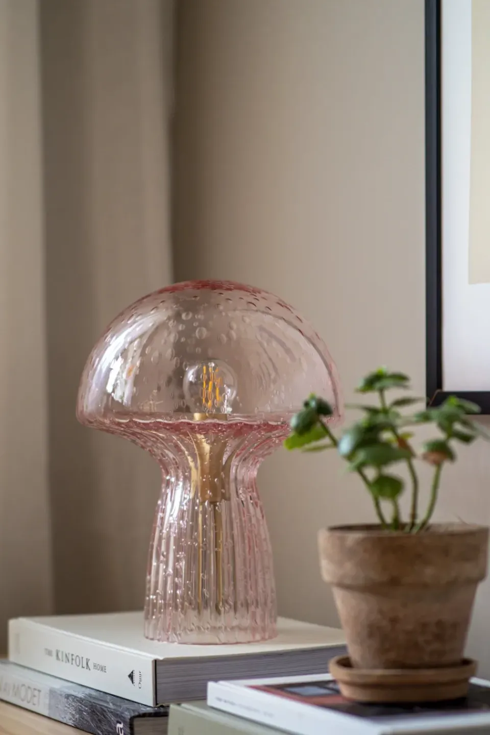 New Globen Lighting Fungo table lamp Special Edition , 30 cm Pink