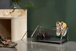 Shoe Racks|Shoe Racks^Essem Design Funk shoe shelf, Stainless steel Silver-coloured