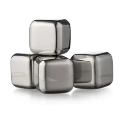 Wine & Barware^Funktion whiskey stones 4-pack, Stainless steel Silver-coloured