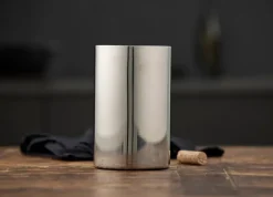 Wine & Champagne Coolers^Funktion wine cooler Ø12.2 cm, Stainless steel Silver-coloured