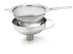 ISi Funnel with strainer, Stainless steel Silver-coloured