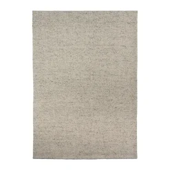 Best Scandi Living Furrow wool rug natural white/grey, 170x240 cm WhiteGrey