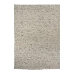 Best Scandi Living Furrow wool rug natural white/grey, 200x300 cm WhiteGrey