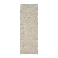 Hot Scandi Living Furrow wool rug natural white/grey, 80x240 cm WhiteGrey