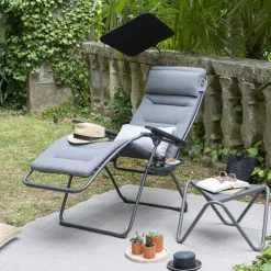 Seating^Lafuma Futura BeComfort sun lounger, Becomfort silver Grey