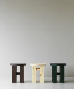 Stools^Normann Copenhagen Fyr stool 45 cm, Dark Brown
