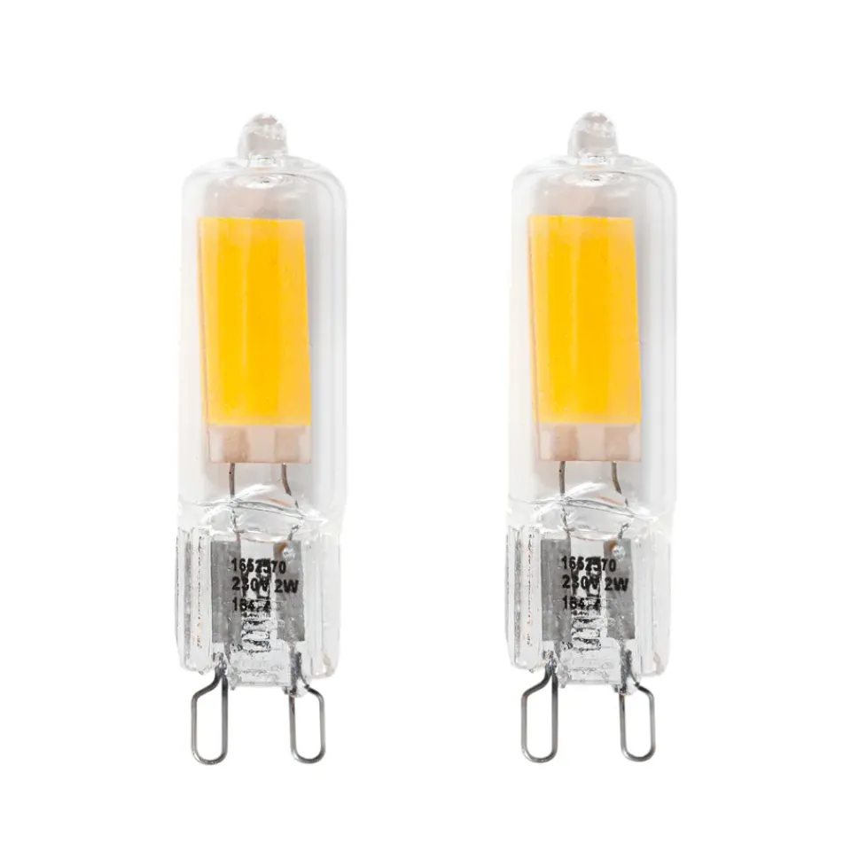 Outlet By Rydéns G9 LED dimmable 2W lightbulb 2-pack, 2700K 20lm Transparent