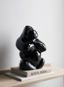Discount Kosta Boda Gabba Gabba Hey sculpture 305 mm, Black