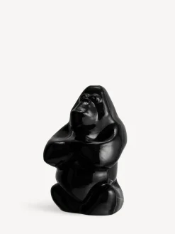 Glass Art^Kosta Boda Gabba Gabba Hey sculpture 120 mm, Black
