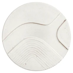 Discount MUUBS Gaia wall decoration Ø26 cm, Oyster Beige