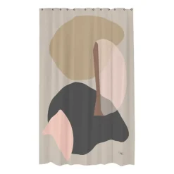 Mette Ditmer Gallery shower curtain 150x200 cm, Sand Beige