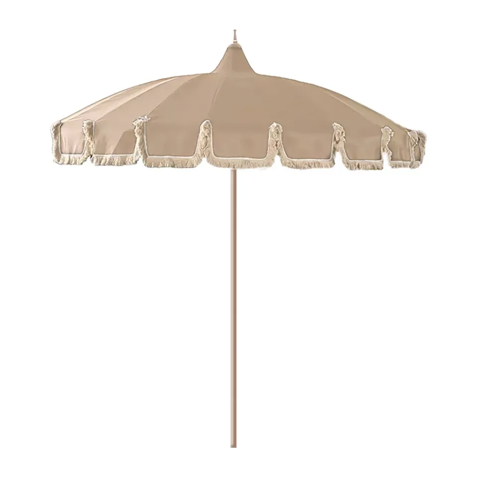 Best Garden Glory parasol, fringe Beige