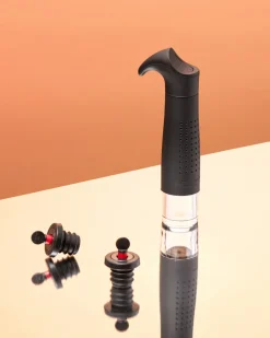 Online L'Atelier du Vin Gard'vin ON/OFF vacuum pump, Black