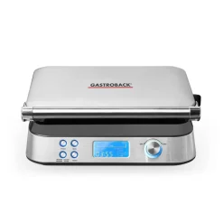 Outlet Gastroback 42424 waffle iron, Silver Silver-coloured