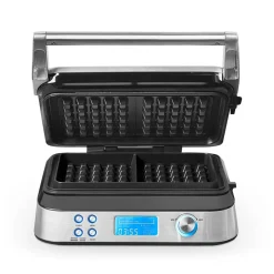 Outlet Gastroback 42424 waffle iron, Silver Silver-coloured