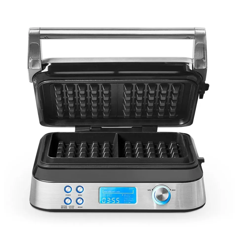 Outlet Gastroback 42424 waffle iron, Silver Silver-coloured