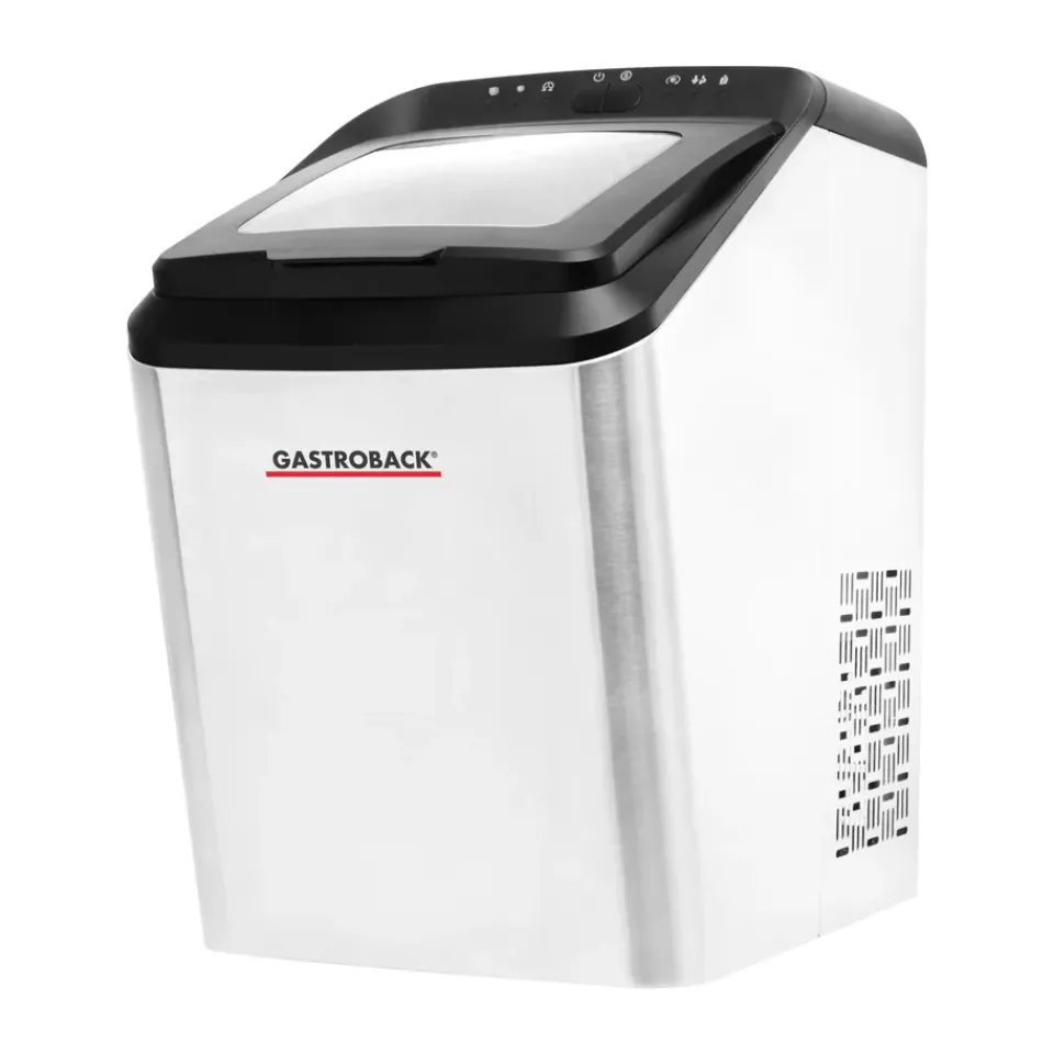 Ice Cream Makers^Gastroback Pro 41143 ice cube machine, Silver White