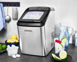 Ice Cream Makers^Gastroback Pro 41143 ice cube machine, Silver White