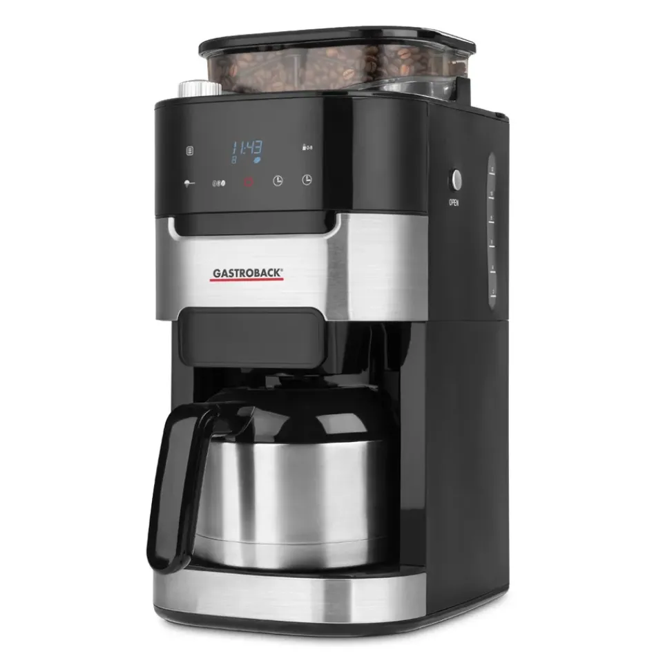 Online Gastroback Pro 42711s thermo coffee maker, Silver Silver-coloured