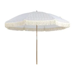 Best Brafab Gatsby parasol, stripe, Ø256 cm Grey