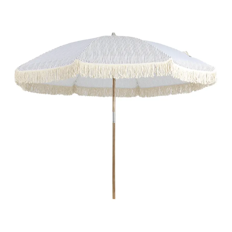 Best Brafab Gatsby parasol, stripe, Ø256 cm Grey